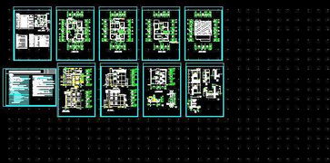 什邡某農(nóng)村住宅建筑施工圖免費下載 別墅圖紙