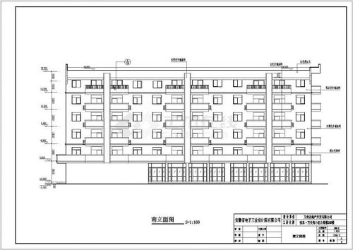 某地六層磚混結(jié)構(gòu)住宅建筑施工圖紙