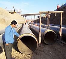 聚氨酯硬質泡沫保溫管,冷熱水管道保溫材料廠家-河北聚氨酯防腐保溫材料管道工程