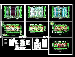 某小高層住宅建筑施工圖免費(fèi)下載 建筑規(guī)劃圖