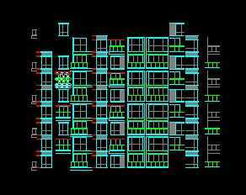 某十層塔式結構住宅建筑施工圖免費下載 建筑規劃圖