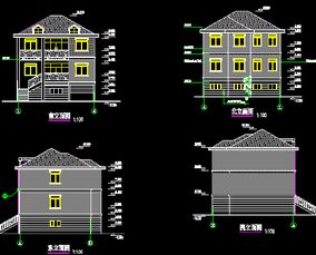 農居房建筑施工圖紙免費下載 工業 農業建筑